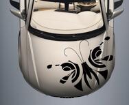 Floral dekor (Motorhuv).