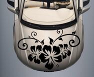Floral dekor (Motorhuv).
